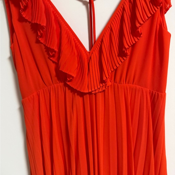 Zara Vibrant Red Maxi Dress - Picture 7 of 16